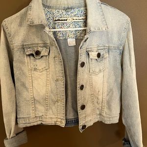 Crop top Jean jacket